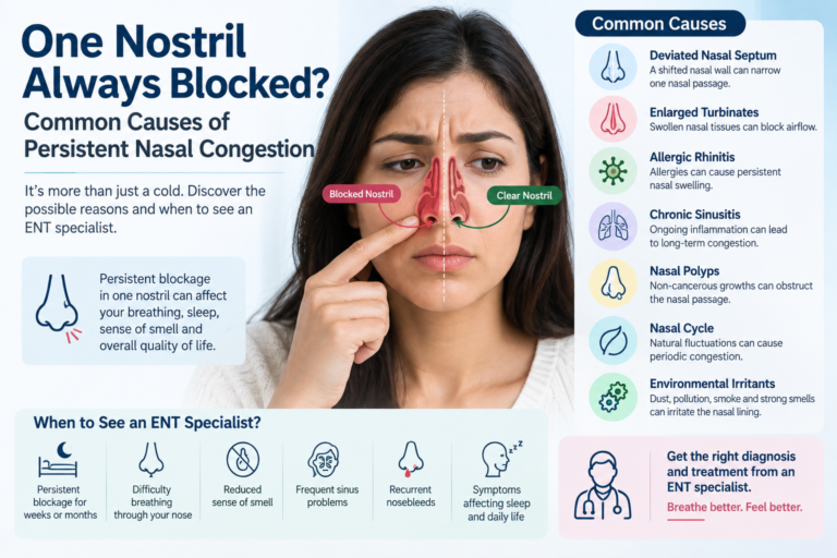 One Nostril Blockage